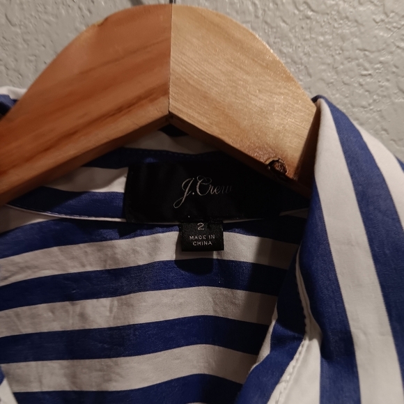 J.Crew Tie-waist Shirtdress in Stripe, 2 - Picture 8 of 9